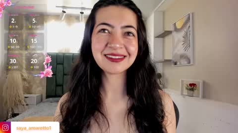 Saya Amaretto  online show from 03.11.26