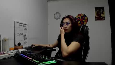 Snapshot of scarlett_sen chatting on 01.10.25 Mistress Scarlett online show from 01.10.25