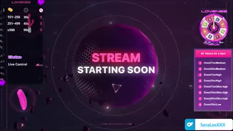 SeraLeeXXX online show from 11.30.25