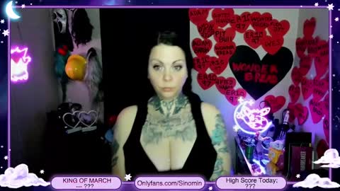 Snapshot of sinominx chatting on 03.04.25 Sinomin online show from 03.04.25