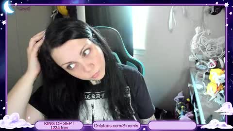 Snapshot of sinominx chatting on 09.27.25 Sinomin online show from 09.27.25