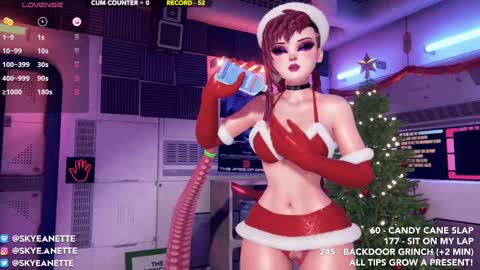 Snapshot of skyeanette chatting on 12.21.24 SkyeAnette online show from 12.21.24
