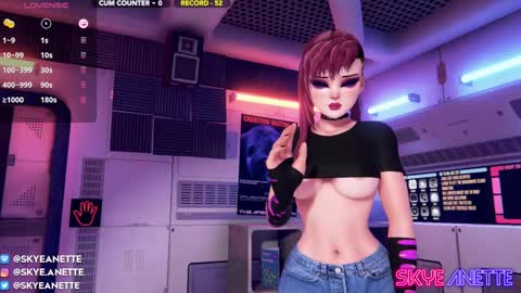 Snapshot of skyeanette chatting on 01.19.25 SkyeAnette online show from 01.19.25