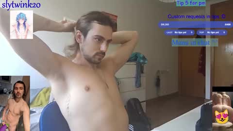 Snapshot of slytwink20 chatting on 09.25.25 slytwink20 online show from 09.25.25
