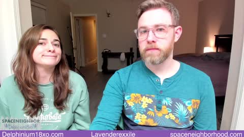 Snapshot of spaceneighbor chatting on 01.02.25 Spaceneighbor online show from 01.02.25