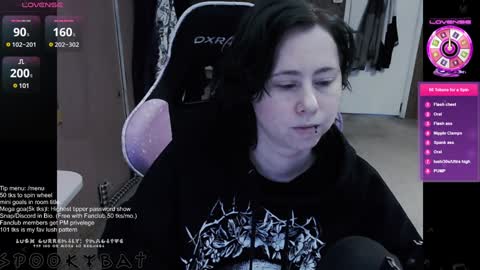 Snapshot of spookybat chatting on 01.14.25 Shio online show from 01.14.25