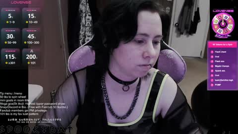 Snapshot of spookybat chatting on 01.15.25 Shio online show from 01.15.25