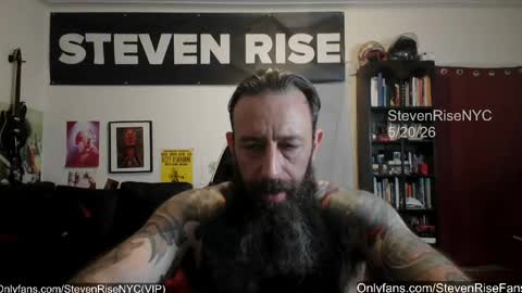 Snapshot of stevenrisenyc chatting on 05.21.26 StevenRiseNYC online show from 05.21.26