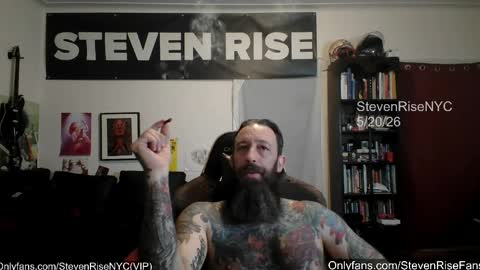 Snapshot of stevenrisenyc chatting on 05.22.26 StevenRiseNYC online show from 05.22.26