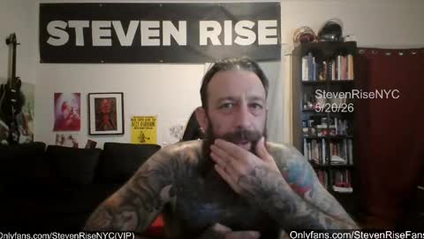 Snapshot of stevenrisenyc chatting on 05.23.26 StevenRiseNYC online show from 05.23.26