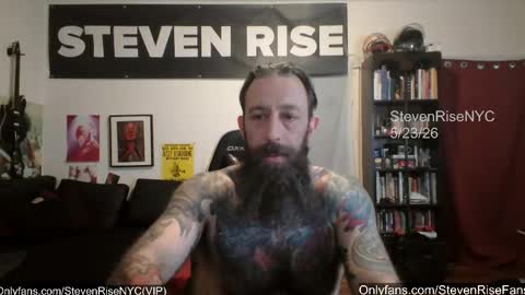 Snapshot of stevenrisenyc chatting on 05.23.26 StevenRiseNYC online show from 05.23.26