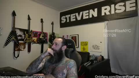 Snapshot of stevenrisenyc chatting on 05.28.26 StevenRiseNYC online show from 05.28.26