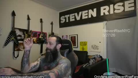 Snapshot of stevenrisenyc chatting on 05.29.26 StevenRiseNYC online show from 05.29.26