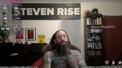 Snapshot of stevenrisenyc chatting on 05.31.26 StevenRiseNYC online show from 05.31.26
