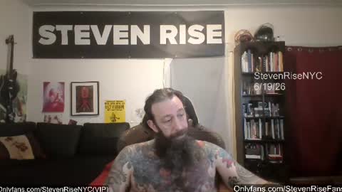 Snapshot of stevenrisenyc chatting on 06.20.26 StevenRiseNYC online show from 06.20.26