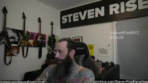 Snapshot of stevenrisenyc chatting on 06.28.26 StevenRiseNYC online show from 06.28.26