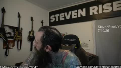 Snapshot of stevenrisenyc chatting on 07.10.26 StevenRiseNYC online show from 07.10.26