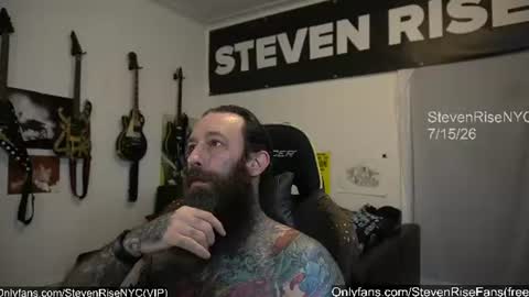 Snapshot of stevenrisenyc chatting on 07.15.26 StevenRiseNYC online show from 07.15.26