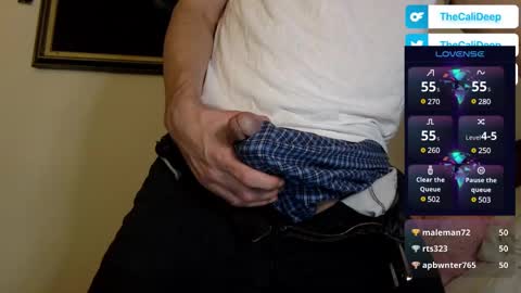 Snapshot of straightcalidick chatting on 02.23.25 Cali online show from 02.23.25