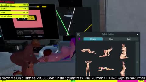 Snapshot of systaime chatting on 10.08.25 MISTRESS LISA FIRST 3DXCHAT CAMGIRL 3dxchat anime gaming mistress domina online show from 10.08.25