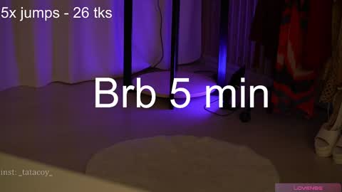 Snapshot of tatacoy chatting on 03.05.25 TataCoy online show from 03.05.25