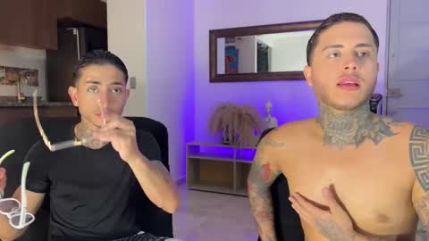 Snapshot of tattoguys_cums chatting on 12.02.25 Jonathan Juan online show from 12.02.25
