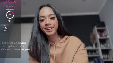 Snapshot of temptressxruby chatting on 01.26.25 TemptressxRuby online show from 01.26.25