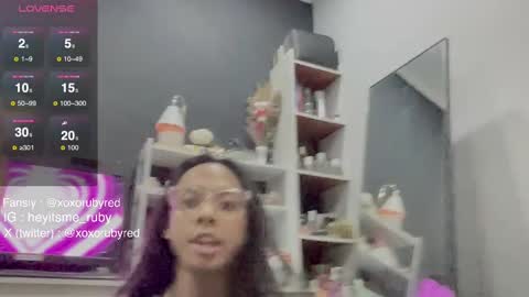 Snapshot of temptressxruby chatting on 03.02.25 TemptressxRuby online show from 03.02.25