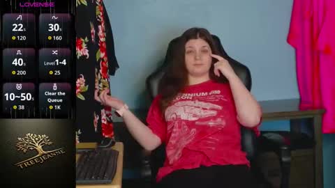 Snapshot of treejeanne chatting on 03.23.26 TreeJeanne online show from 03.23.26