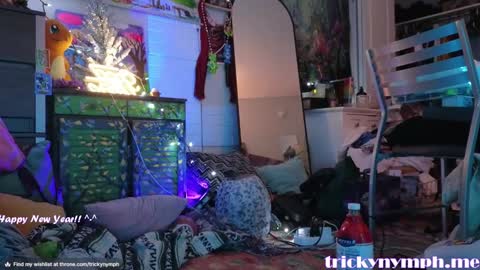 Snapshot of tricky_nymph chatting on 01.01.25 Cassie online show from 01.01.25