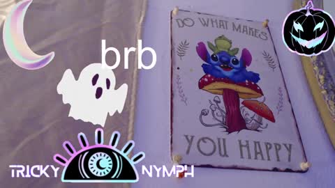 Snapshot of tricky_nymph chatting on 10.23.25 Cassie online show from 10.23.25