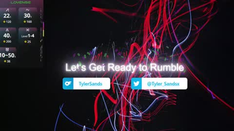 Snapshot of tylersands chatting on 10.24.25 Tyler Sands online show from 10.24.25