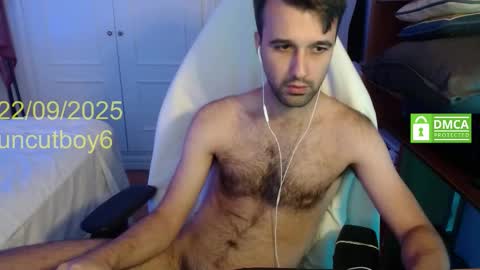 Snapshot of uncutboy6 chatting on 09.22.25 Uncut online show from 09.22.25