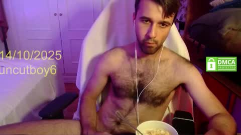 Snapshot of uncutboy6 chatting on 10.14.25 Uncut online show from 10.14.25