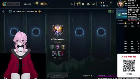 Snapshot of valeriyavalentine chatting on 11.17.25 Valeriya Valentine online show from 11.17.25