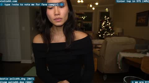 Snapshot of violishh chatting on 12.29.24 follow me on twitter violishh and ig violishh online show from 12.29.24