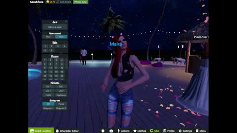 Miss Sarah online show from 01.10.25