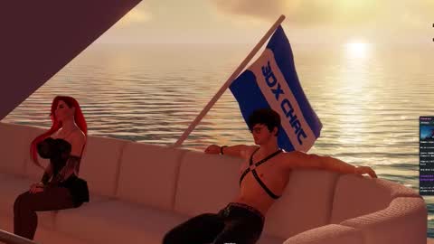 Snapshot of yourlover1xx chatting on 12.04.25 Mike XX online show from 12.04.25