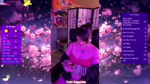 Yumi Sapphire online show from 04.27.26