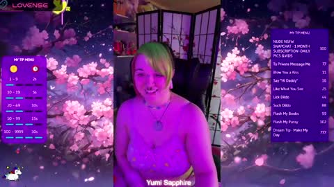 Yumi Sapphire online show from 05.07.26