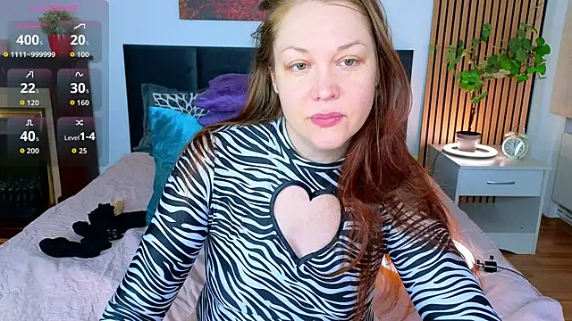 Snapshot of CutieGinger chatting on 12.05.25 CutieGinger online show from 12.05.25