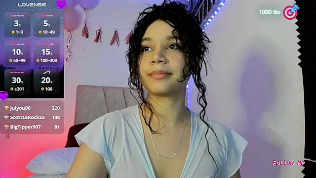 Snapshot of Byeol00 chatting on 02.05.25 Byeol00 online show from 02.05.25