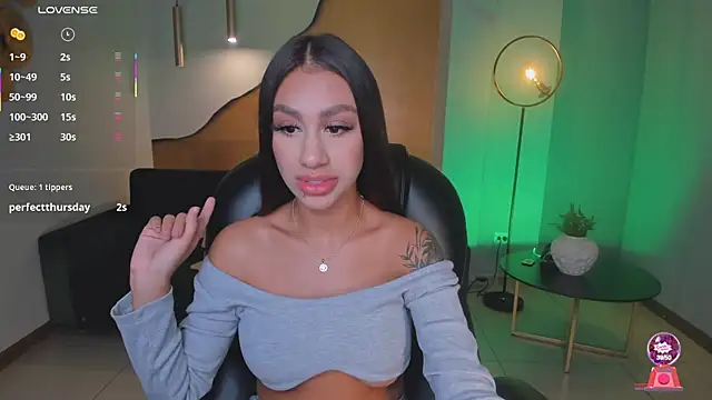 Snapshot of DannaCruz chatting on 02.08.25 DannaCruz online show from 02.08.25