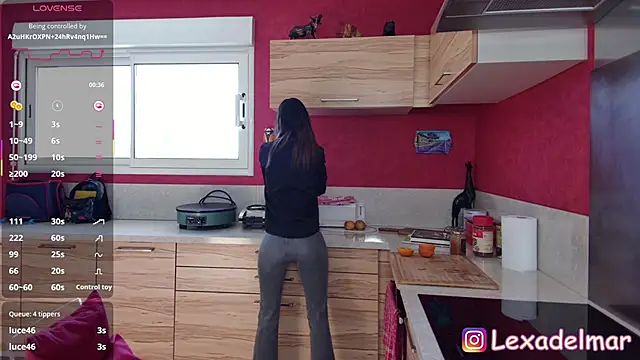 Lexa del mar online show from 03.18.26