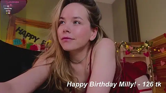 milly shy online show from 02.21.25