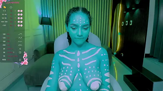 anahi curlie1 online show from 01.29.25