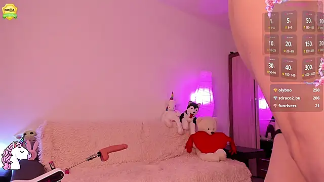 Snapshot of EvaUniporn chatting on 03.08.25 EvaUniporn online show from 03.08.25