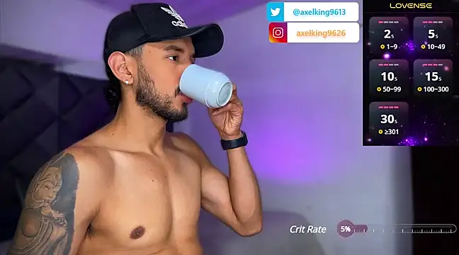 AxelKing1326 online show from 01.22.25