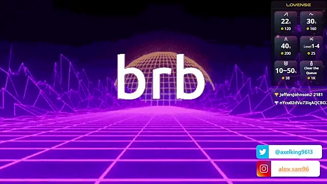 AxelKing1326 online show from 10.12.25