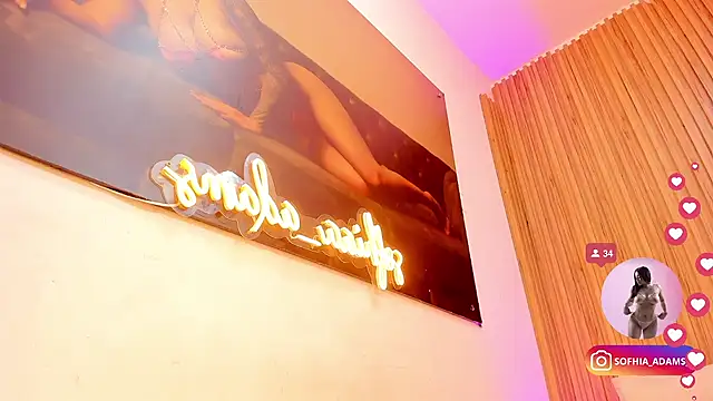sofhiaa adaams online show from 07.27.26
